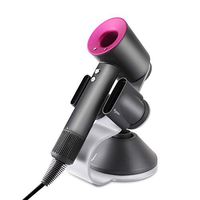 Stand Holder for Dyson Hair Dryer,LANMU Aluminum Alloy Dock Station Accessory Organizer for Dyson Supersonic Hair Dryer,Diffuser and Nozzles (Silver)