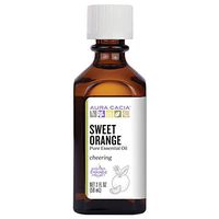 Aura Cacia 100% Pure Sweet Orange Essential Oil | GC/MS Tested for Purity | 60 ml (2 fl. oz.) | Citrus sinensis