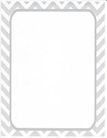 Silver Chevron Stationery Printer Paper 26 Sheets