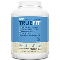 RSP TrueFit (4LB) - Grass Fed Lean Meal Replacement Protein Shake, All Natural Whey Protein Powder with Fiber & Probiotics, Non-GMO, Gluten-Free & No Artificial Sweeteners,Vanilla (Packaging May Vary)