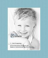 ArtToFrames MAT-158-10x13-French Blue Custom Mat for Picture Frame, 10x13, Aqua
