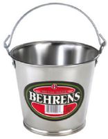 Behrens # 1202GS 2 Quart Galvanized Sheet Steel Pail / Bucket with Bail Handle - Quantity 10