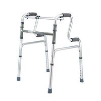HYXQY-ZY Walker|Older Folding Walking Frame | Height Adjustable|Lightweight | Safe and Stable|for Disabled and Elderly