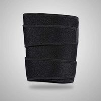Dilwe Thigh Brace, Breathable High-Elastic Thigh Knee Brace Support with Dual Straps for for Pulled Hamstring Quad Groin Pain Relief