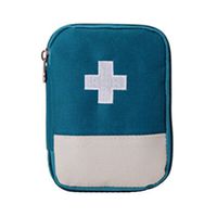 Kylin Express Portable First AID Pouch Pill Bags Medicine Storage Container Pill Case Blue