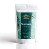 AyurForest Organic Wheatgrass Powder 16 oz 454 GMS, All Natural Non-GMO, Cleanse The Body of toxins & Supports Immunity