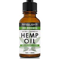 Hemp Oil 30,000mg - Premium Formula for Pain Relief, Anxiety, Depression & Stress - 950mg Per Serving x 30 Servings - Anti-Inflammatory Omega 3/6 – Organic & Non GMO – Hemp Flavor…