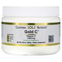 California Gold Nutrition, Vitamin C Powder, L-Ascorbic, Non-GMO, 8.81 oz (250 g), Milk-Free, Egg-Free, Fish Free, Gluten-Free, Peanut Free, Soy-Free, Vegetarian, Wheat-Free, CGN