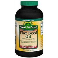 Finest Natural Flax Seed Oil 1300mg Softgels 200 ea