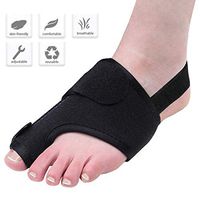 Bunion Splint, Luniquz Big Toe Straightener Splint for Bunion Pain Relief, Reversible Hallux Valgus Corrector Fit Left or Right Foot