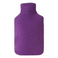 OBRlygeuaw Explosion Proof Hot Water Bottle,High Density PVC Water Injection for Pain Relief hot Compress and Heat Therapy(2 liters,Knit Cover)-Purple 32x20cm(13x8inch)