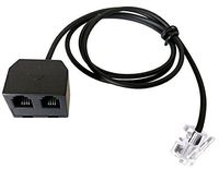 Telephone RJ9 4P4C Training Adapter Y Splitter for Headset or Handset Splitter for Office Phones