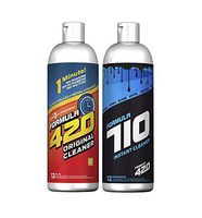 Formula 420 Variety Pack : 1 Bottle Glass Metal Ceramic Pipe Original Cleaner 12 Oz. & 1 Bottle Formula 710 Instant Cleaner 12oz (2 Bottles Total)