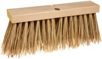 Weiler 70208 16" Block Size, Natural Palmyra Fill, Hardwood Block, Street Broom