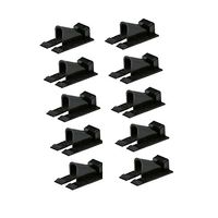 C&E CNE77551 Vinyl Siding Clip Vertical RG6, Black, 10-Pack