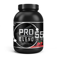 Pro Blend 55 Protein Powder – Low Carb Gainer & Meal Replacement Powder– Whey, Casein, Egg Albumin Protein –Strawberry Twist– 2.2 Pound