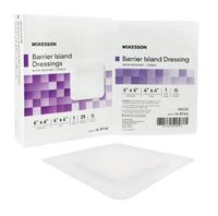 McKesson Composite Barrier Island Dressing Square 4 X 4" Pad 16-89166 25 / Box