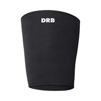 DRB Dribbling Neoprene Protection Thigh Support - Compression Sleeve, for Training, Sore Hamstring, Groin, Quad Support for Men & Women (Small)