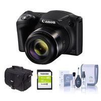 Canon Black PowerShot SX420 IS Digital Camera w/ 16GB SD and Camera Bag 1068C001