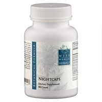 Wise Woman Herbals – Nightcaps – 60 Capsules – All-Natural Sleep Aid Supports Natural Healing and Reduces Stress and Fatigue Through Productive Sleep, Promotes Mood Balance, Relaxation and Calming –