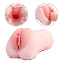 2 in 1 Lifelike-Pussey Pocket for Men Waterproof, Body Pussycats Male Air-Sucking Toys Best Gift for Men, Medical Grade Ultral-Soft Vivid Pussey Silicone,Warm Mugs -Trainer Sleeves Toys Tshirt