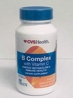 CVS B Complex with Vitamine C Energy Metabolism & Immune Health