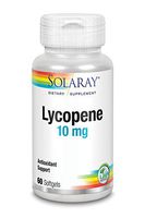 Solaray Lycopene Supplement, 10 mg, 60 Count