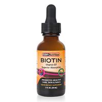Biotin Liquid Drops (Mixed Berry) MAX Absorption Biotin Liquid Drops, 5000mcg of Biotin Per Serving, 60 Serving, No Artificial Preservatives, Vegan Friendly, Supports Healthy Hair Growth, Strong Nail