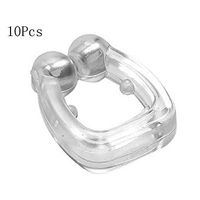 Clipple Silicone Magnetic Anti Snore Stop Snoring Nose Clip Sleep Sleeping Aid (10Pcs)