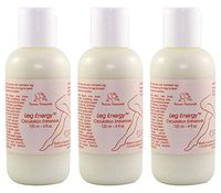 Leg Energy 3 Bottles - Lotion for Varicose Veins and Poor Leg Circulation - Best Value Pack