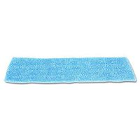 Rubbermaid Commercial Q409BLUCT Economy Wet Mopping Pad, Microfiber, 18", Blue (Case of 12)