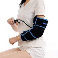 Elbow Cold Wrap with Compression and 2 Ice Packs - Reduces Elbow Pain, Swelling and Inflammation from Epicondylitis, Tenditinis, Bursitis & More - by SimplyJnJ