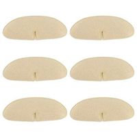 WaNana 3 Pair of Heel Grips Liner Cushions Inserts for Loose Shoes-Improved Shoe Fit and Comfort-Blister and Friction Protection and Prevention Beige