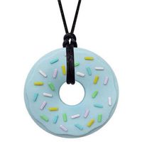Munchables Donut Chewy Necklace - Sensory Chew Necklace for Boys and Girls (Blue)