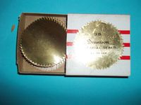 Dennison Notarial Seals 32-324 Gold Colored Sawtooth Edge 2 3/16" Diameter Limit 1 Per Customer