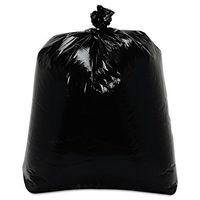 Trinity Packaging Low-Density Can Liners, .7mil, 16gal, 24w x 32h, Black - 500 liners.