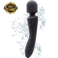 Computer LED New Vibrators with USB Cable Rechargeable Whisper Quiet, Waterproof, Handheld, Cordless, Adjustable 10speed for Shoulder Neck and Back Waist Hips,Full Body Pain Relief (Black)