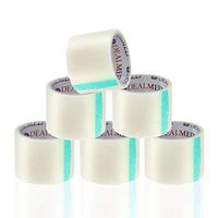 Dealmed Brand Transparent Medical Surgical Tape, Breathable Self Adhesive Tape Rolls, for Adhering Bandages or Medical Equipment to The Skin, 1" x 1.5 yds/roll, Non-Sterile, 500 Rolls/Case