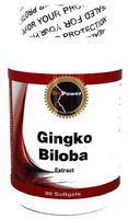 Gingko Biloba Extract # Improve Memory - 90 Softgels Standarized to Contain 24% Glycosides - by BioPower