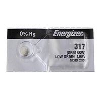 Energizer 317 Silver Oxide Watch Batteries SR516SW SR62