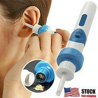 TSSPLUS Safety Electric Cordless Vacuum Ear Cleaner Wax Remover Painless Cleaning Tool