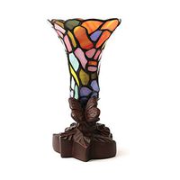 OneWorld Memorials Floral Glass Keepsake Urns - Extra Small Holds 1 Cubic Inch of Ashes - Mosaic Red Cremation Urn for Ashes - Engraving Sold Separately