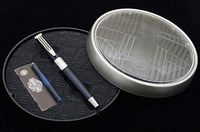 Waterman Harley Davidson Combustion Blue Fountain Pen - 27502