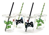 Video Game Birthday Party Disposable Cups (12 Set)