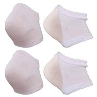 ENERFOOT Gel Sports Socks for Kids with Heel Sensitivity from Severs Disease, Plantar Fasciitis and Heel Pain Issues,Anti-Dry Chapped Heel Socks for Kids (Pink, Kid's 2-7)