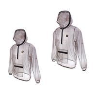 DYNWAVE 2X Anti-Insect Mesh Top Wearable Mosquito Nets Jacket Fishing Camping XL+2XL