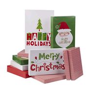 Colorful Santa Gift Boxes, 10 Pack