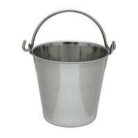 Lindy's PES-4 stainless steel pail, 4 quarts, Silver