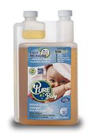 Pure Natural Laundry Detergent (Baby) 64 Loads, 100% Natural Baby Laundry Detergent for Sensitive Skin Free and Clear-Sensitive Skin Friendly-Hypoallergenic-Ingredients Listed on Label