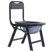 G-LXYZBQSHYP Bedside Commode Chair - Commode Seat, Bedside Potty Chair for Adults, Medical Handicap Toilet Seat with Bucket